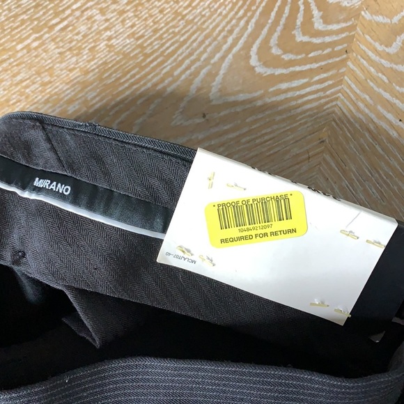 MURANO Black Striped Men’s Dresspants 34” Waist x 32” Inseam - Picture 4 of 11